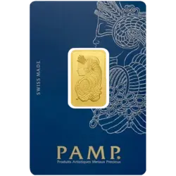 Offre Black Friday, Investir dans l'or, lingot de 10 grammes d'or pur Lady Fortuna - PAMP Swiss - Face avant Offre Black Friday Acheter 10 grammes d'or pur Lady Fortuna - PAMP Swiss - Face avant