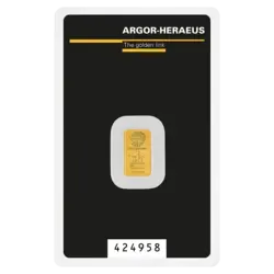 1 grammo lingottino d'oro - Argor-Heraeus 1 grammo lingottino d'oro - Argor-Heraeus