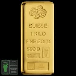 1 kilogramme Lingot d'Or - CO2 Mesuré - PAMP Suisse - 2025 Design 1 kilogramme Lingot d'Or - CO2 Mesuré - PAMP Suisse - 2025 Design