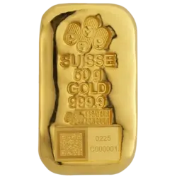 50 grammes Lingot d'Or - PAMP Suisse - 2025 Design 50 grammes Lingot d'Or - PAMP Suisse - 2025 Design