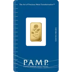 Achat d'or, 5 gram d'or pur Rosa - PAMP Suisse - Pack Front investir dans 5 gram d'or pur Rosa - PAMP Suisse - Pack Front