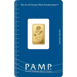 Achat d'or, 2.5 gram d'or pur Rosa - PAMP Suisse - Pack Front investir dans 2.5 gram d'or pur Rosa - PAMP Suisse - Pack Front