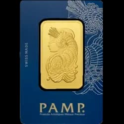 Achat d'or, Lingotin, Lingot d'or pur 100 grammes Lady Fortuna - PAMP Suisse - Veriscan investir dans l'or, 100 grammes Lingotin, Lingot d'or pur Lady Fortuna - PAMP Suisse - Veriscan