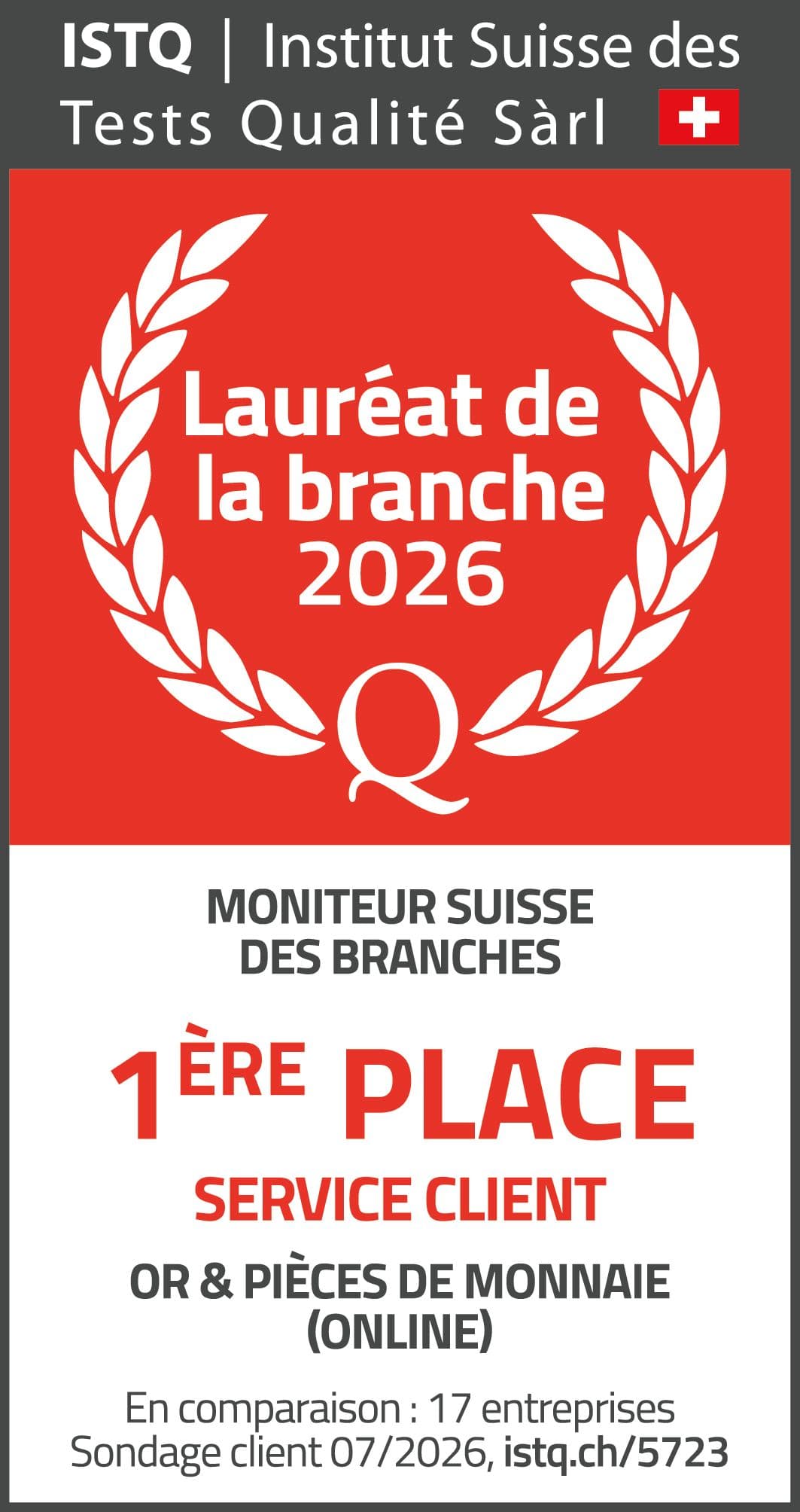 SIQT 1ere place service client
