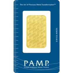 1 ounce Gold Bar - 1st edition PAMP Suisse