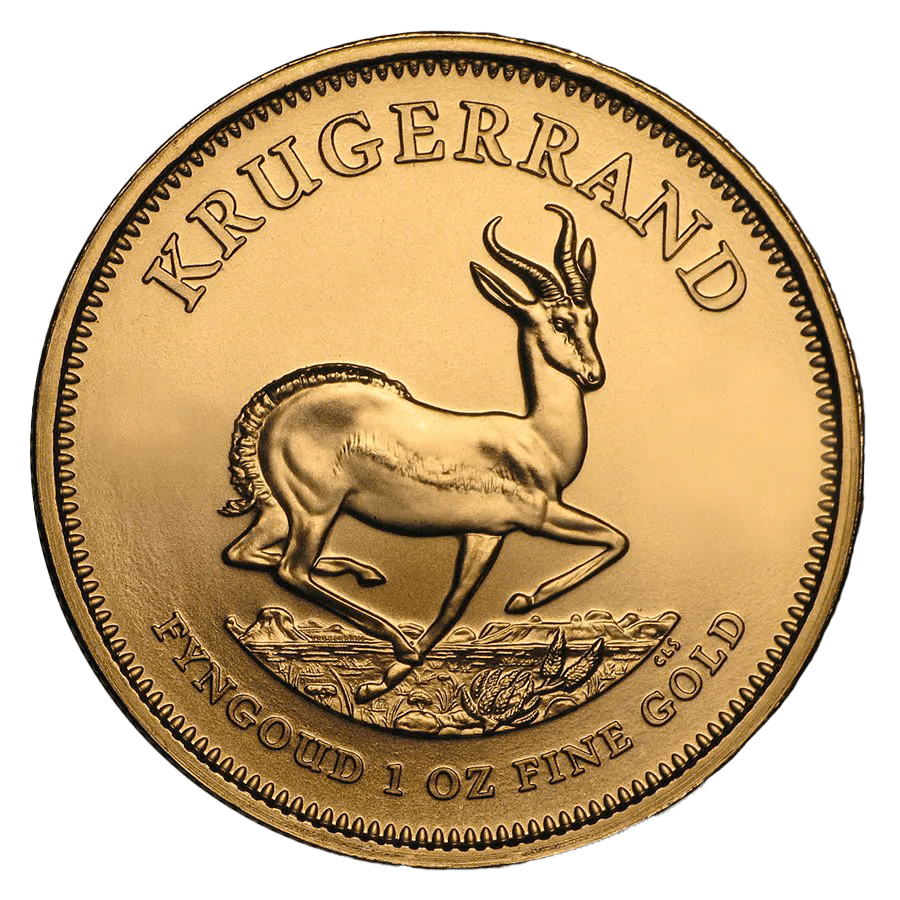 Comprare 1 oncia Krugerrand  d'oro puro - South Africa Mint - Front