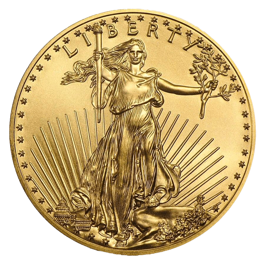 Invest in 1/10 oz Fine gold American Eagle - United States Mint - Front