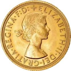 Sovereign Gold Coin - Young Elizabeth