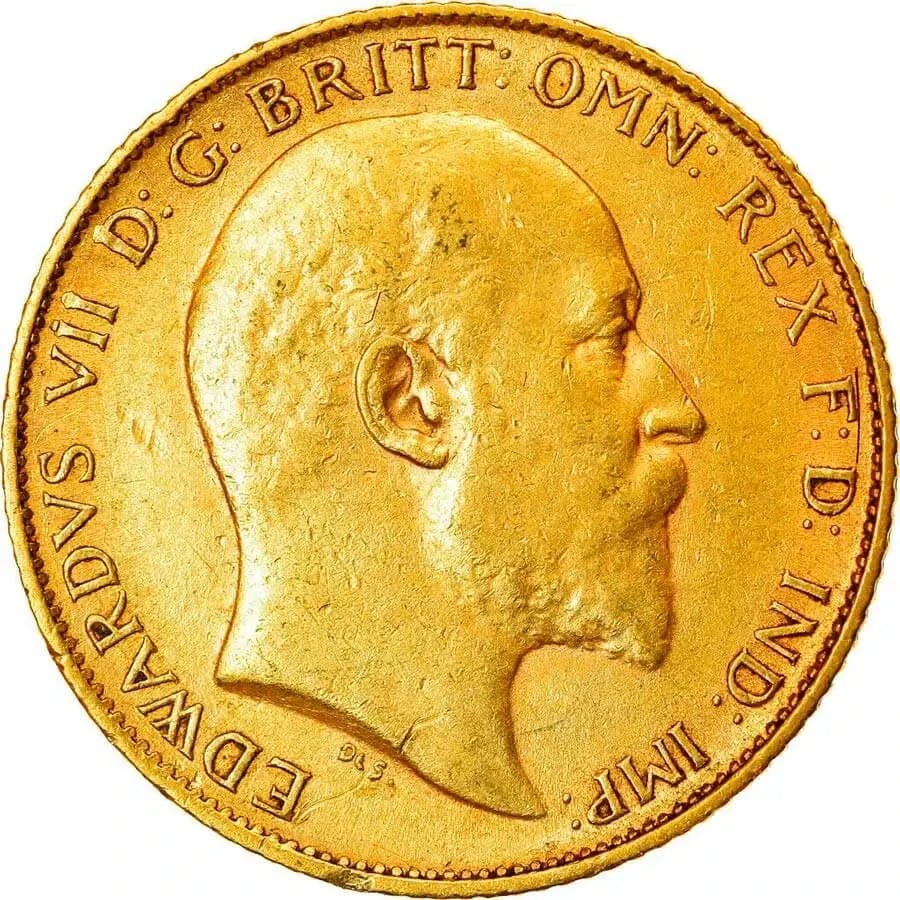 Moneta d'Oro Sovrana - Edoardo VII