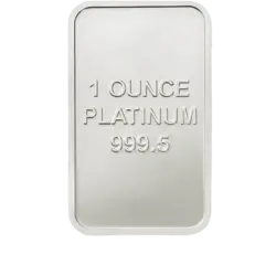 1 oncia lingotto di platino essente IVA puro 999.5