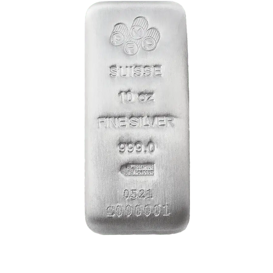 10 ounce Silver Bar - PAMP Suisse