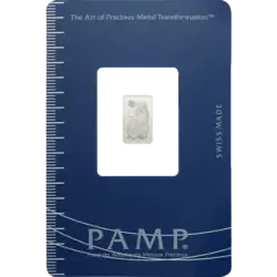 1 gram Palladium Bar - PAMP Suisse Lady Fortuna
