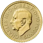 1/10 ounce Gold Coin - Britannia Charles III 2023
