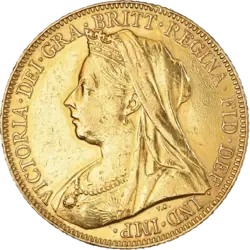 Sovereign Goldmünze - Königin Victoria