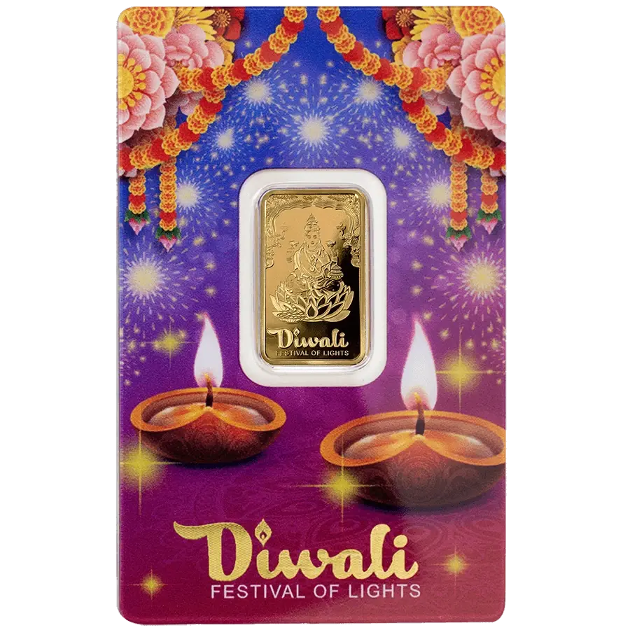 5 gram Gold Bar - Diwali Lakshmi