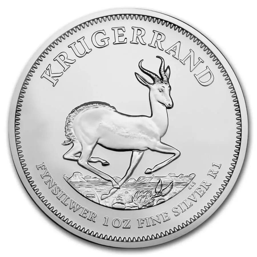 1 Unze Silbermünze - Krügerrand BU