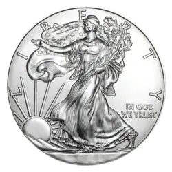 1 ounce Silver Coin - American Eagle  BU