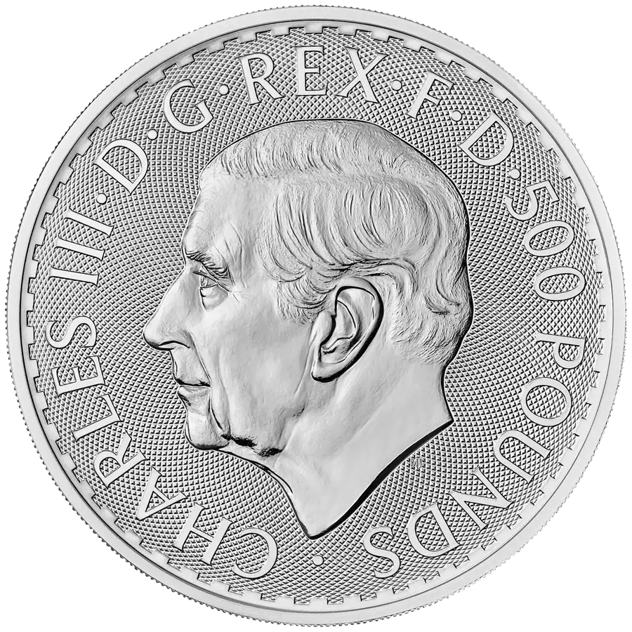 Pièce 1 kg argent - Britannia Roi Charles III - BU 2023