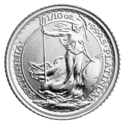 1/10 Unze Platinmünze - Britannia BU