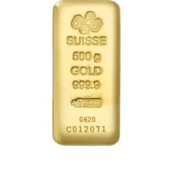 500 gram Gold Bar - PAMP Suisse