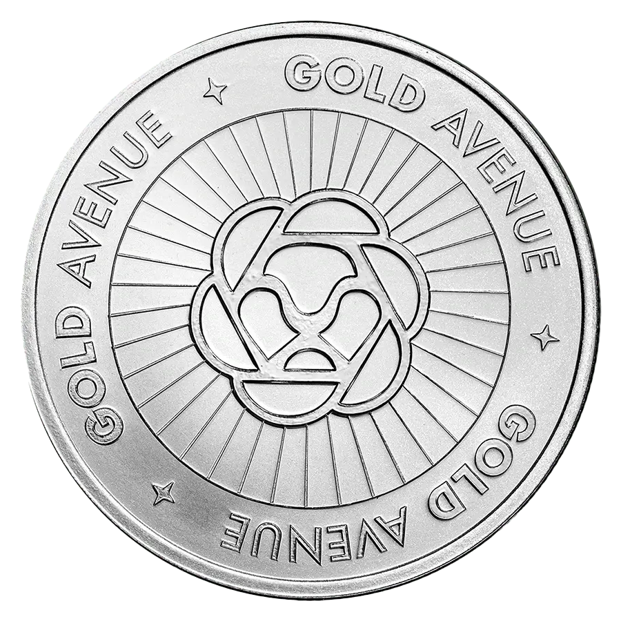 1 ounce Silver Round - GOLD AVENUE 