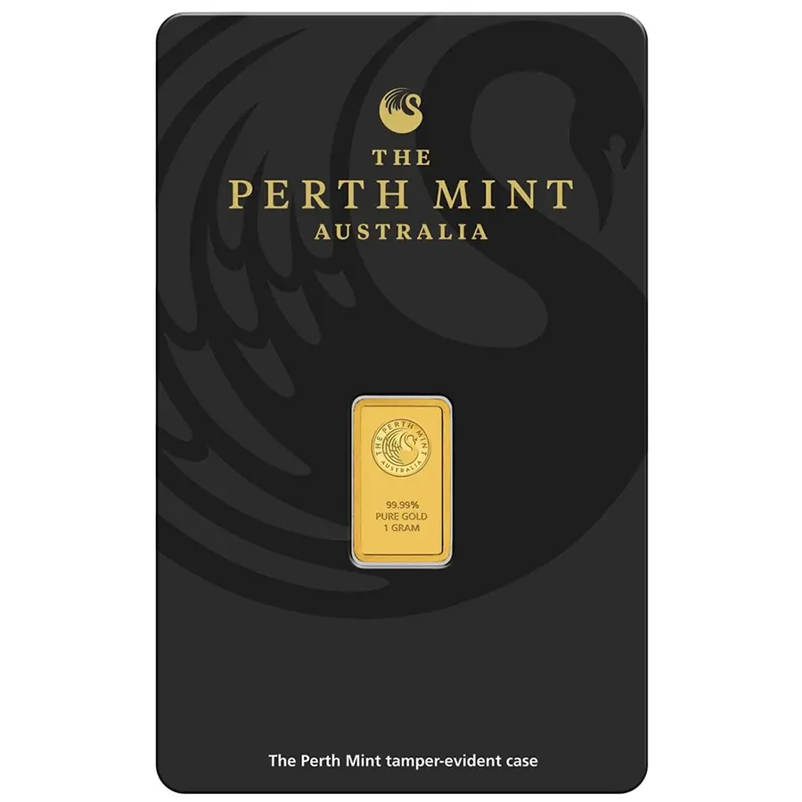 1 gram Gold Bar - The Perth Mint