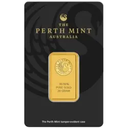 20 grammi lingottino d'oro - The Perth Mint
