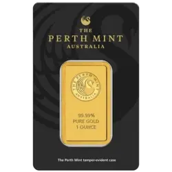 1 ounce Gold Bar - The Perth Mint