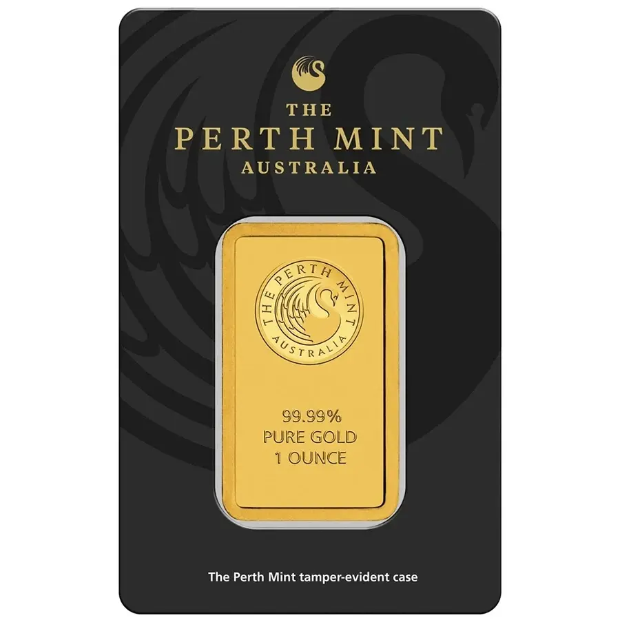 1 ounce Gold Bar - The Perth Mint