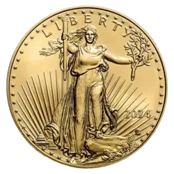1/10 ounce Gold Coin - American Eagle 2024