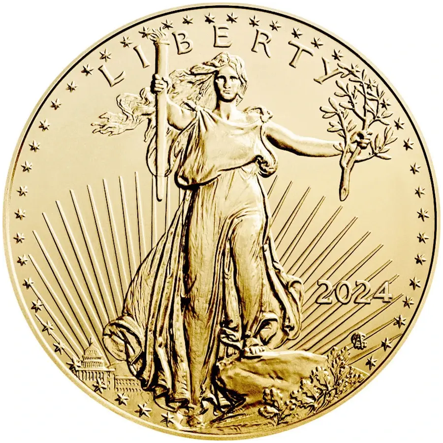 1/2 oncia Moneta d'Oro - American Eagle 2024