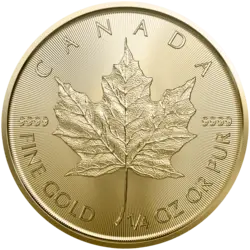 1/4 ounce Gold Coin - Maple Leaf 2023