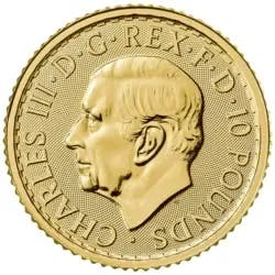 1/10 Goldmünze - Britannia Charles III 2024