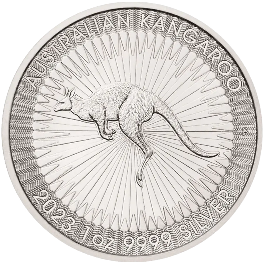 1 Unze Silbermünze - Perth Mint Känguru 2023