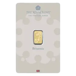 1 gramme Lingotin d'Or - The Royal Mint Britannia