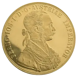 4 Ducat Gold Coin - Austria 1915