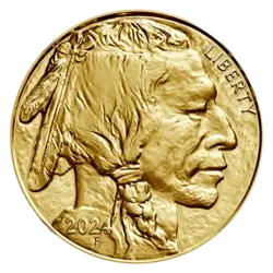 1 ounce Gold Coin -  Buffalo 2024