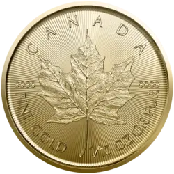 1/10 ounce Gold Coin - Maple Leaf 2023