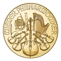 1 Unze Goldmünze - Philharmoniker 2024