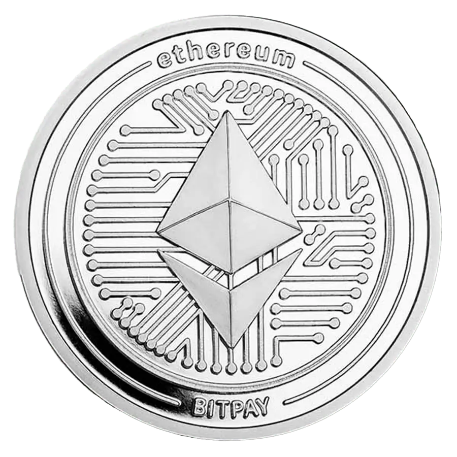 1 ounce Silver Round - Ethereum