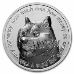 1 ounce Silver Round - Dogecoin