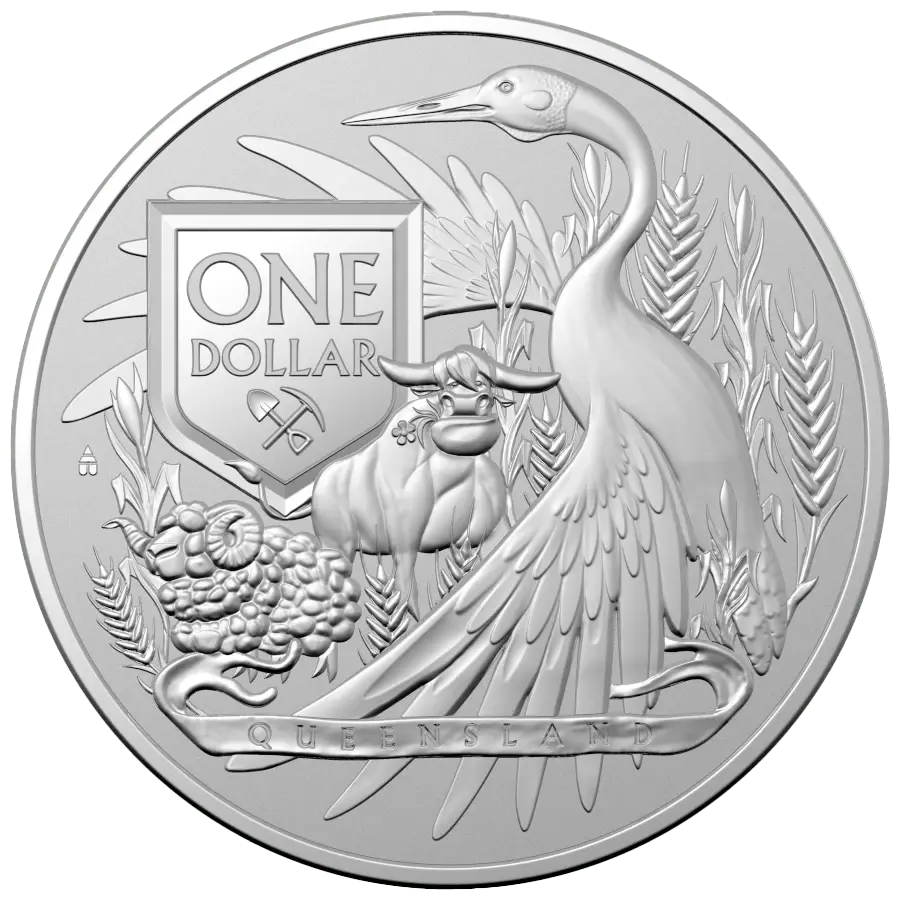 1 ounce Silver Coin - Australia Coat of Arms 2023