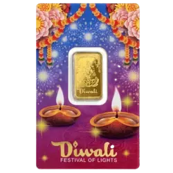 10 gram Gold Bar - Diwali Festival of Lights