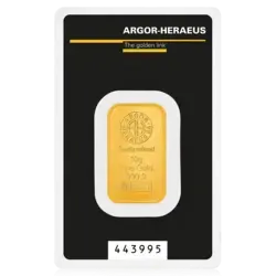 10 Gramm Goldbarren - Argor-Heraeus