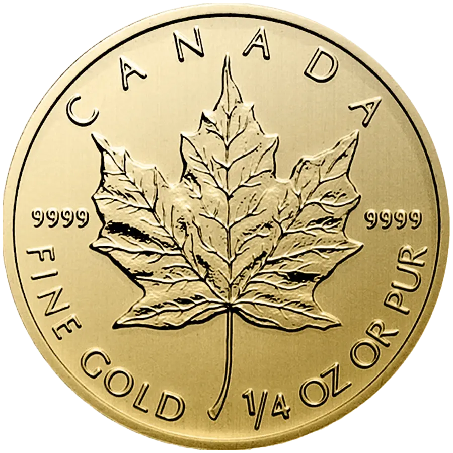 1/4 ounce Gold Coin - Maple Leaf 