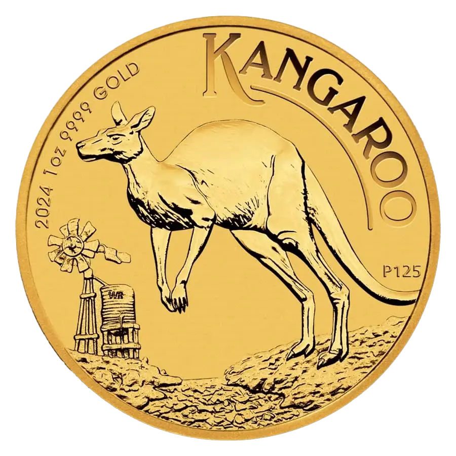 1 ounce Gold Coin - Perth Mint Kangaroo 2024