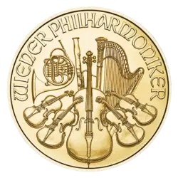 1/2 Unze Goldmünze - Philharmoniker 2024