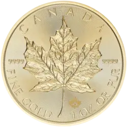 1 Unze Goldmünze - Maple Leaf Charles III 2024