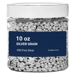 10 Unzen Silbergranulat - GOLD AVENUE