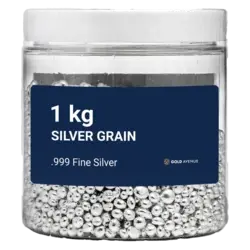 1 kg Silbergranulat - GOLD AVENUE